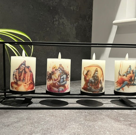 Adorable Deity LED  Candle Set