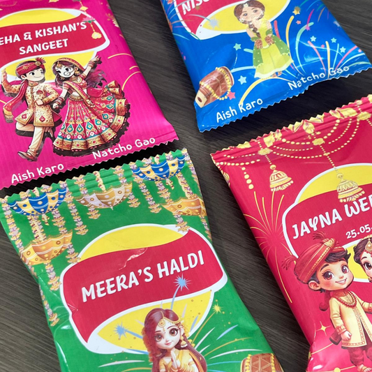 Desi Wedding Customised Favor Bags