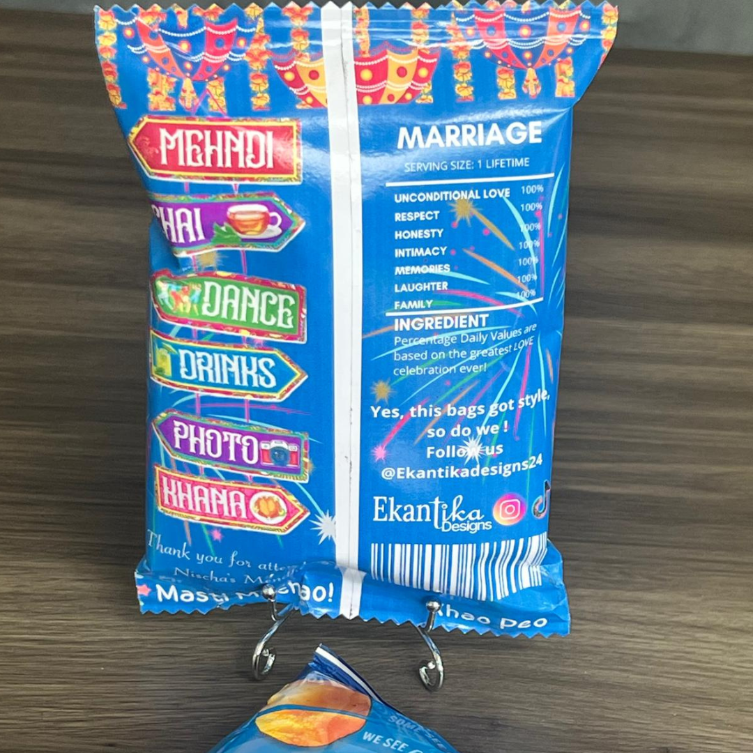 Desi Wedding Customised Favor Bags