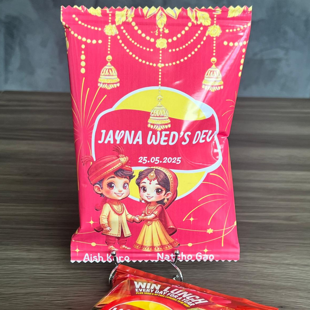 Desi Wedding Customised Favor Bags