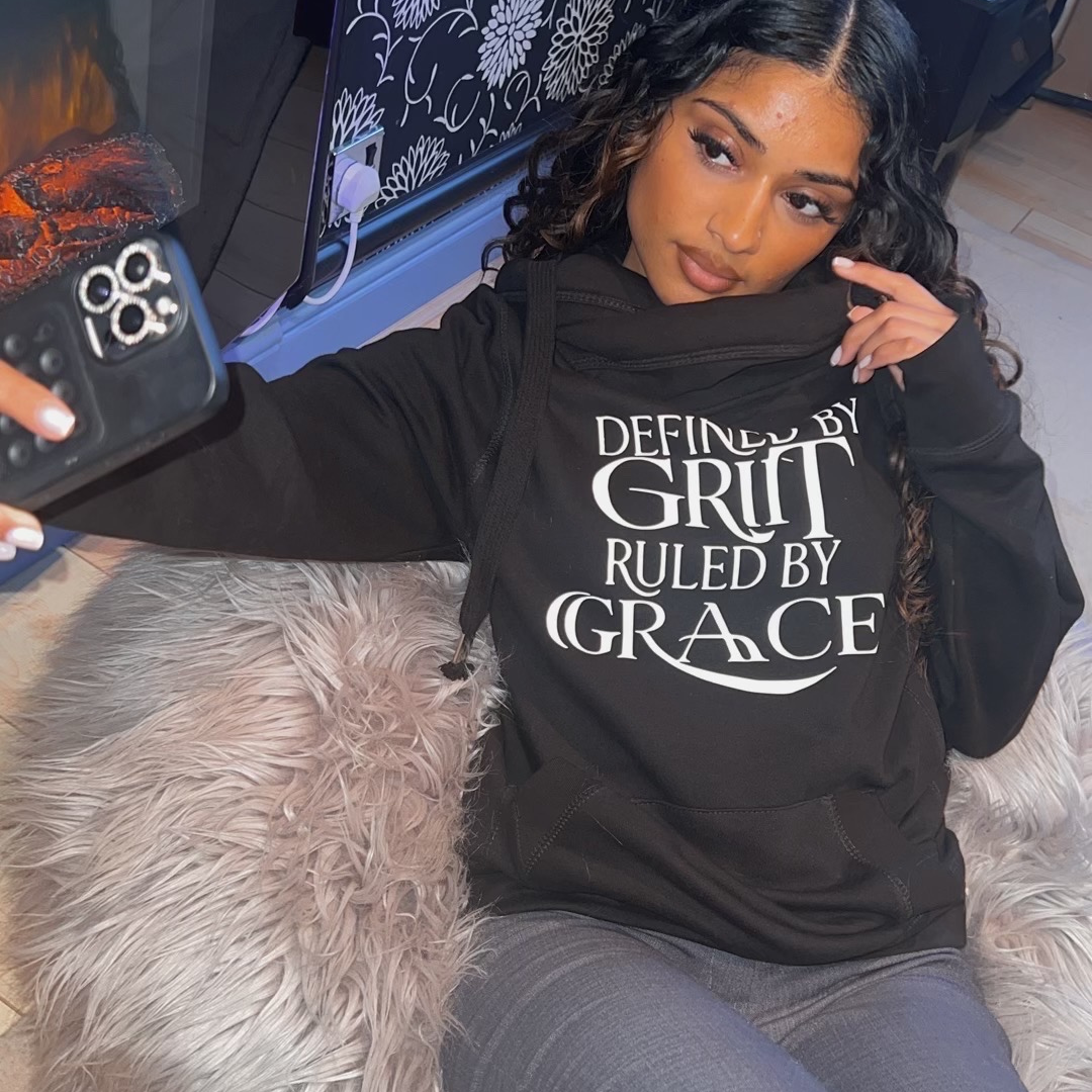 Defined By Grit Ruled By Grace Hoodie