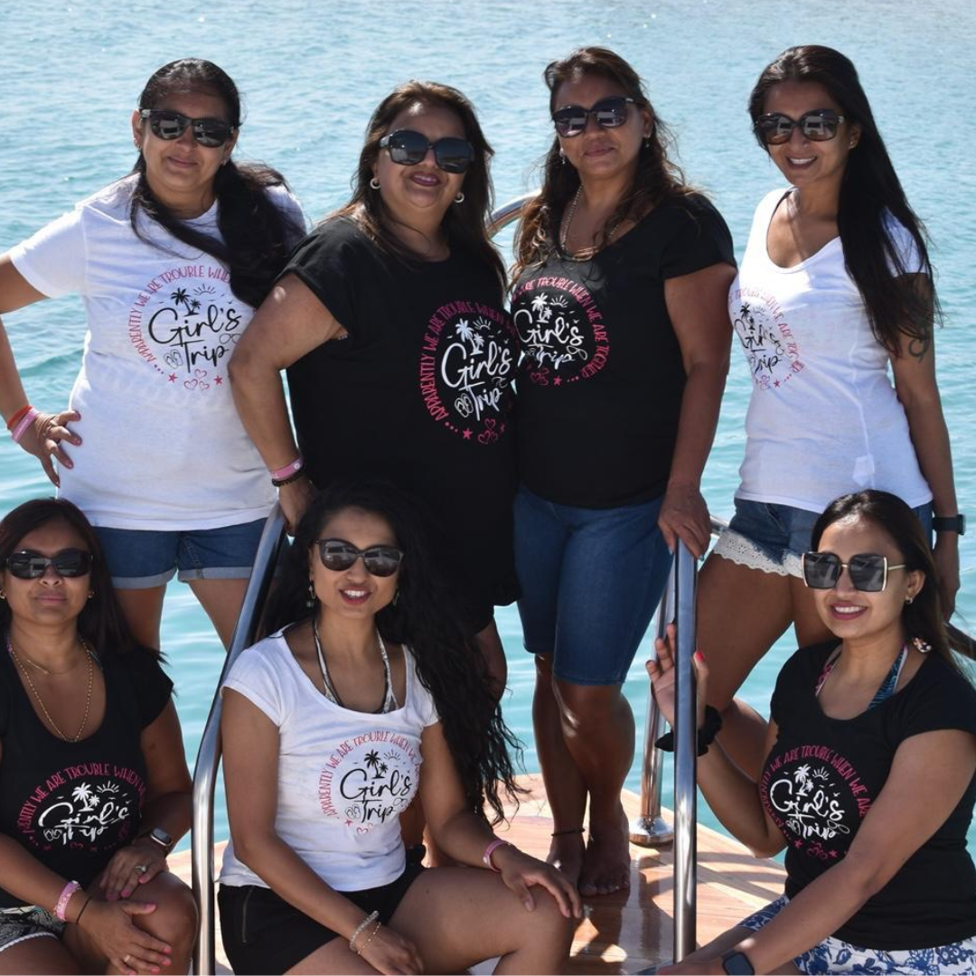 Girls Trip T-shirt - Trouble When Together
