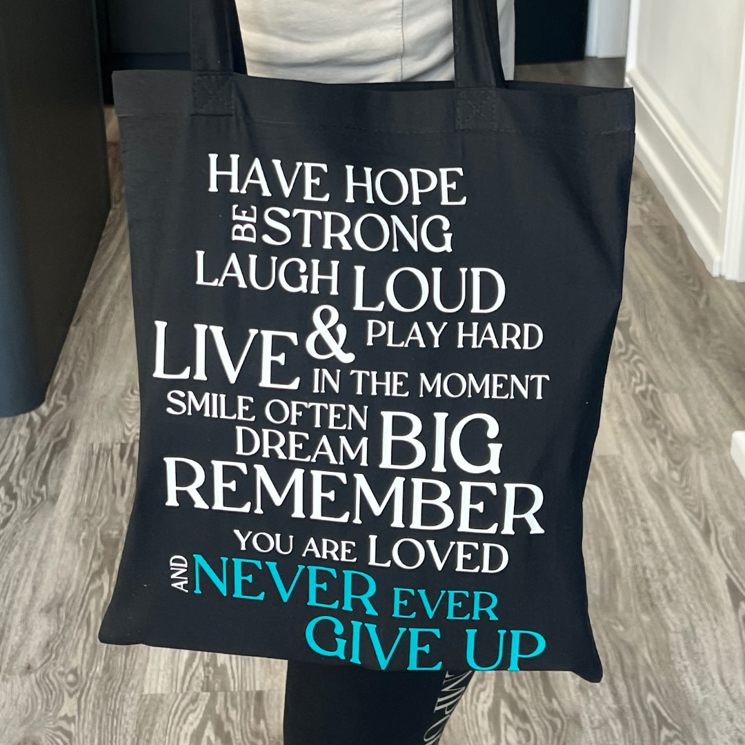 Have Hope Be Strong Personalised Tote Bag