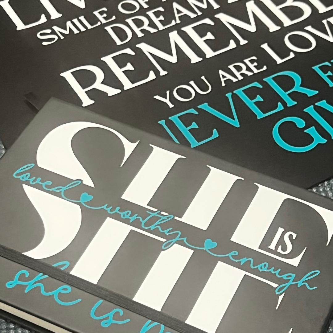 She Is Loved, Worthy, Enough Notebook