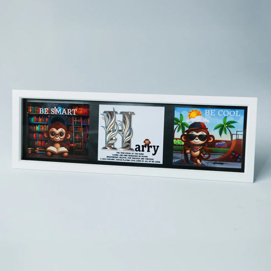 Milo - 3D Triple Personalised Name Frame