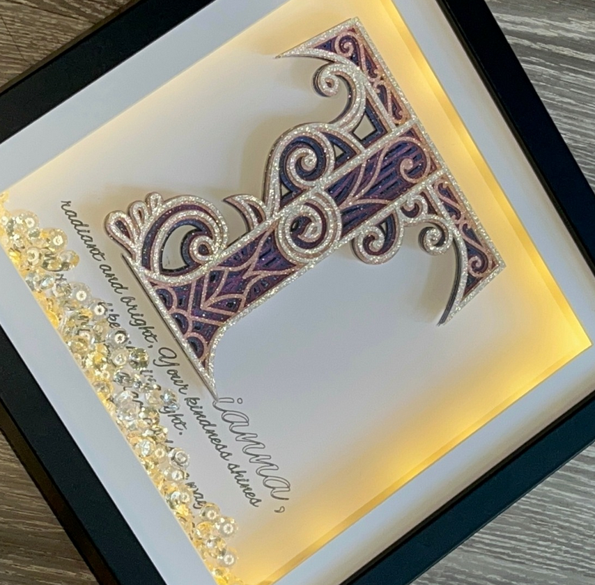 3D Name LED Frame – Ekantika Designs