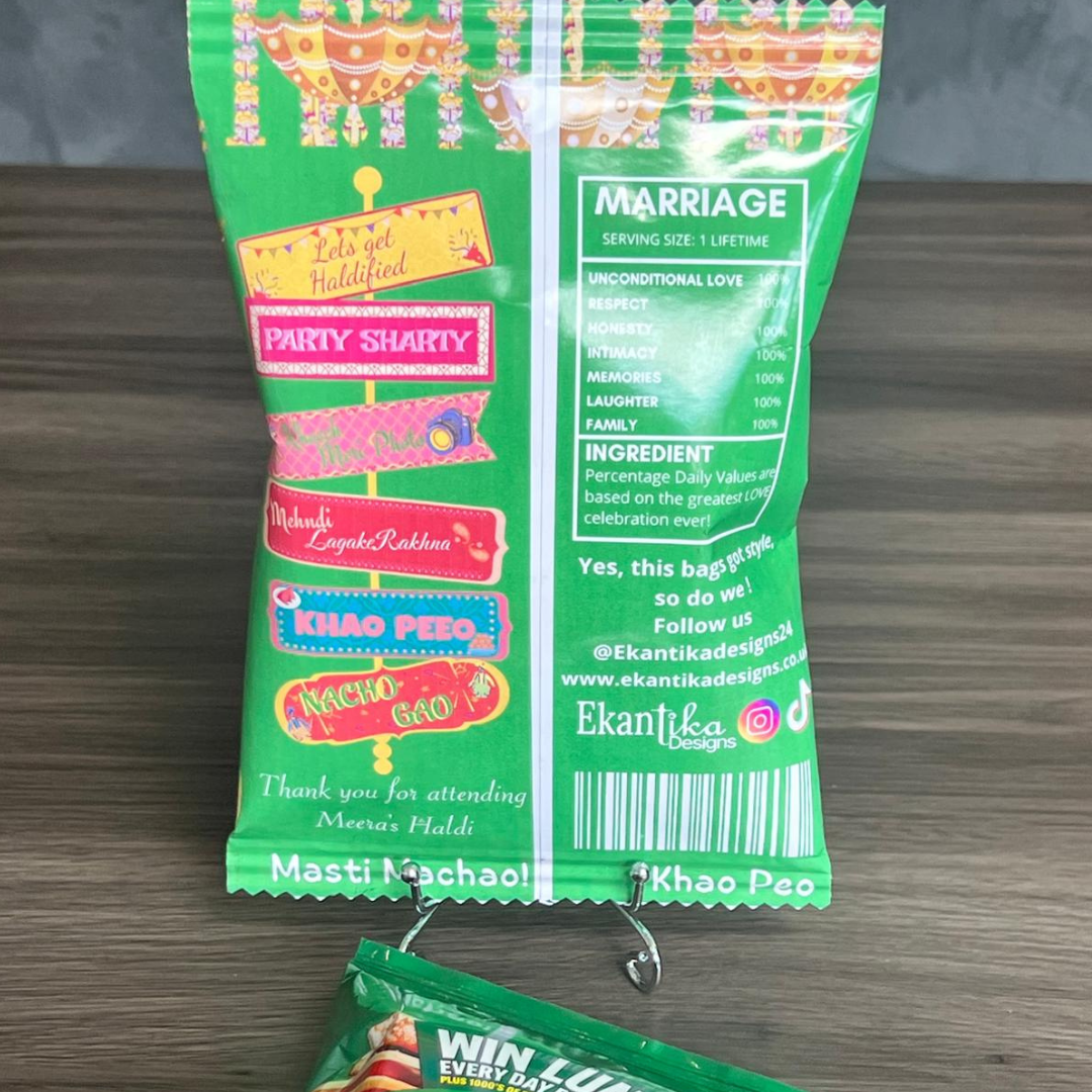 Desi Wedding Customised Favor Bags