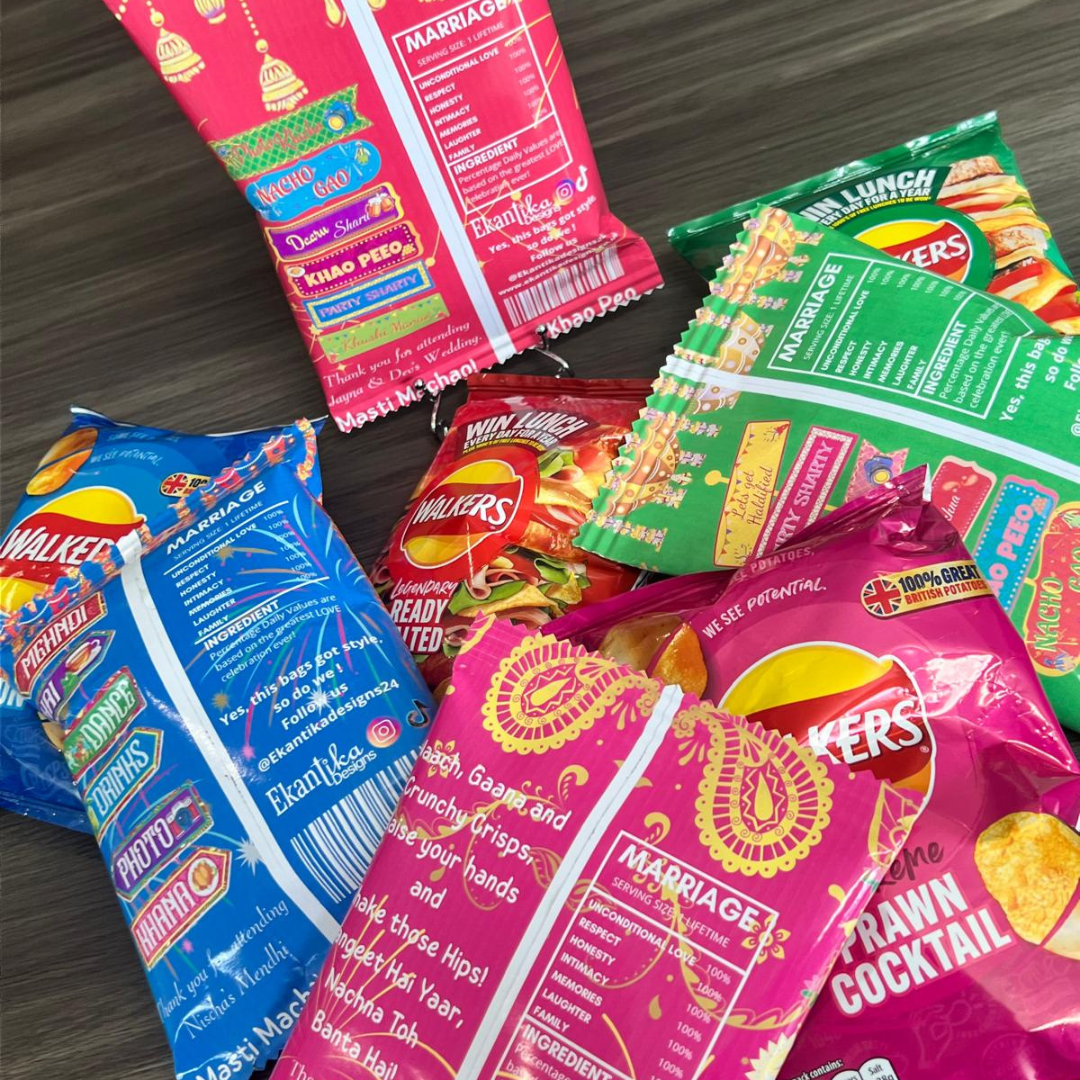 Desi Wedding Customised Favor Bags