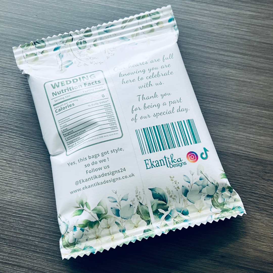 Wedding & Reception Customised Favor Bags