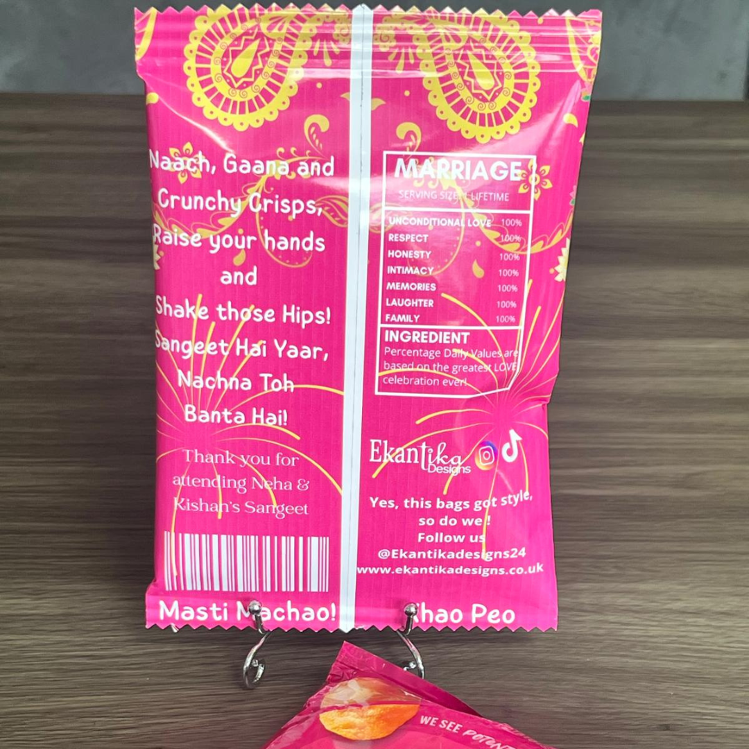 Desi Wedding Customised Favor Bags