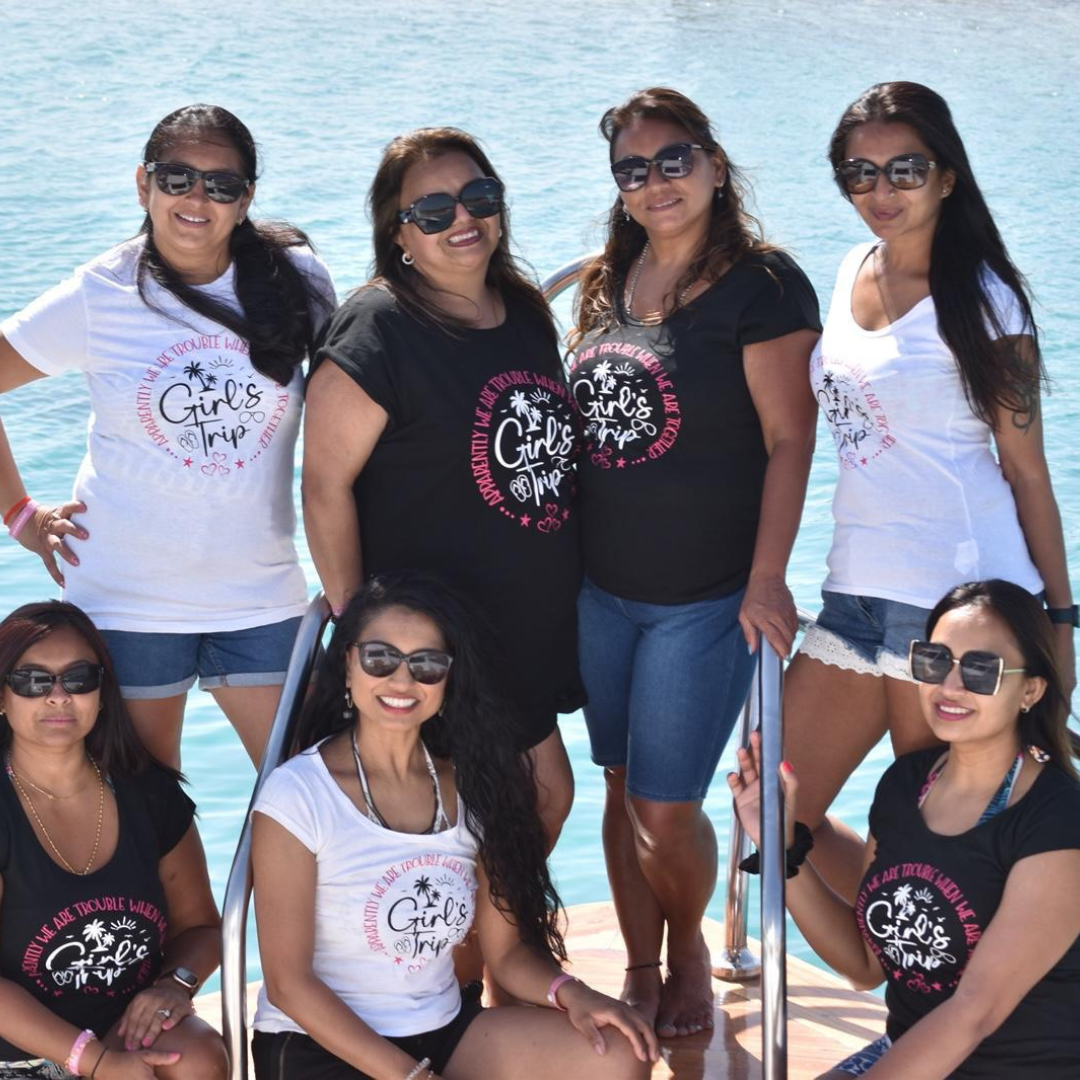Girls Trip T-shirt - Trouble When Together