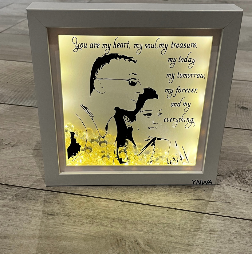 Vinyl Silhouette Frame