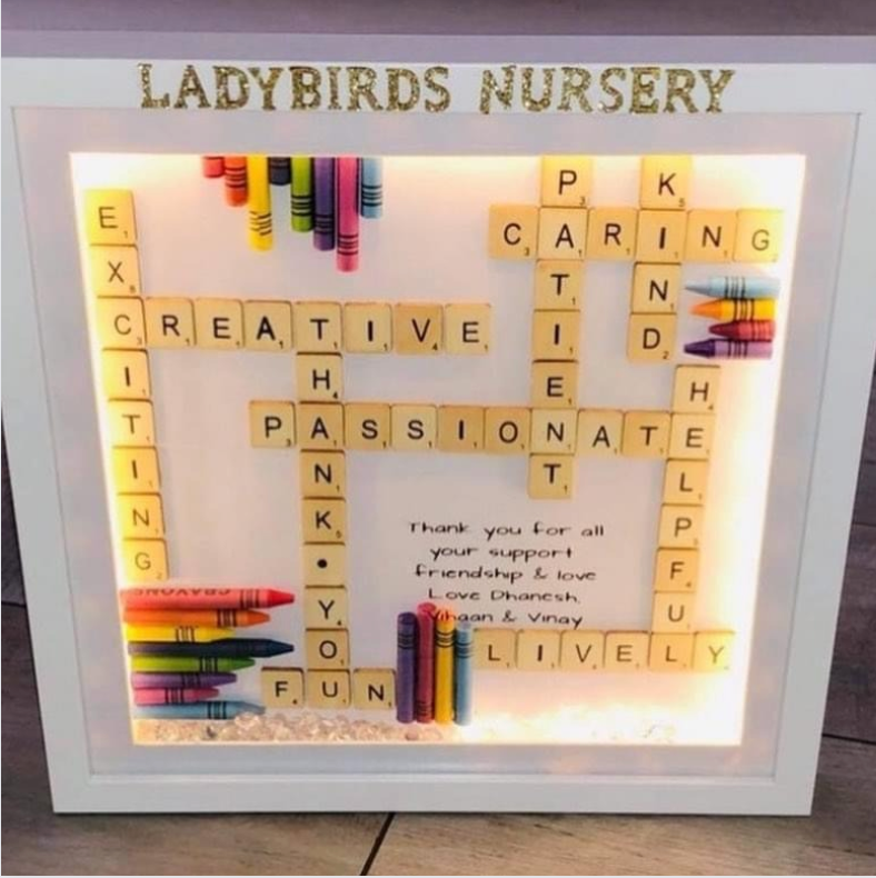 Thank you Teacher Scrabble Frame