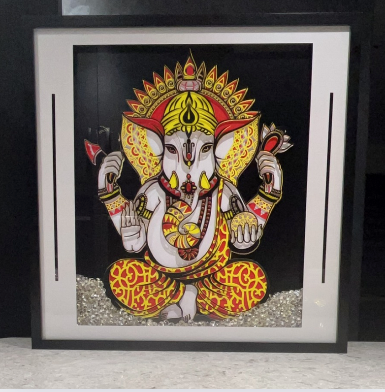 Ganesh 3D LED Wall Art