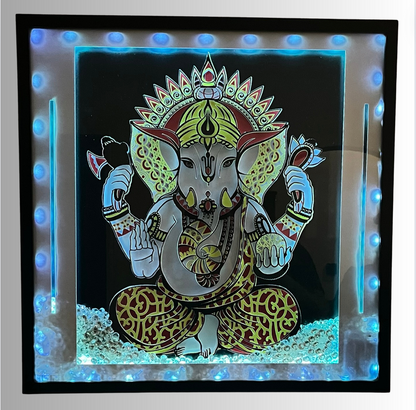 Ganesh 3D LED Wall Art