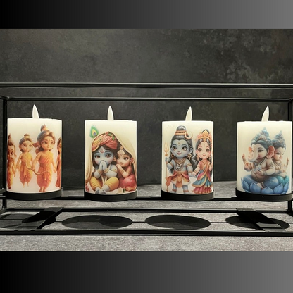 LED Hindu Deitie Candle Centre Piece