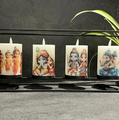 LED Hindu Deitie Candle Centre Piece