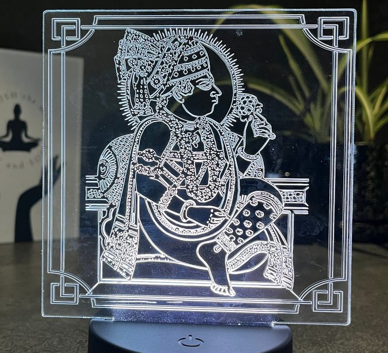 Hindu Deities Acrylic LED Light Up Frame