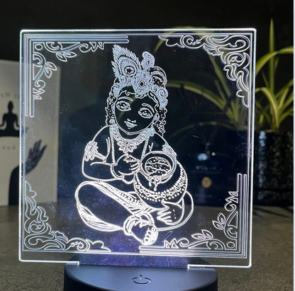 Hindu Deities Acrylic LED Light Up Frame