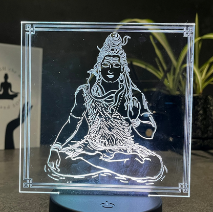 Hindu Deities Acrylic LED Light Up Frame