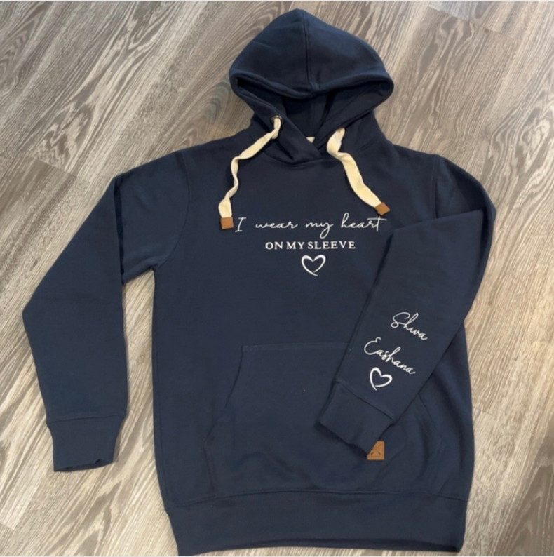 I Wear my Heart on my Sleeve Hoodie