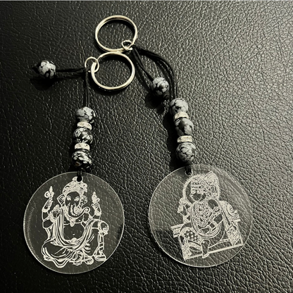 Hindu Deities Car Hanger or Keyring