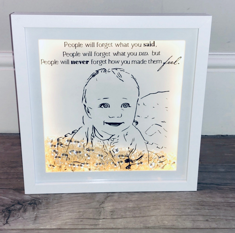 Vinyl Silhouette Frame