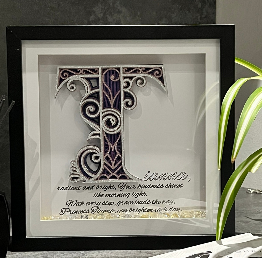 3D Name LED Frame