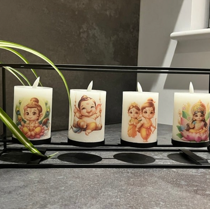 LED Hindu Deitie Candle Centre Piece