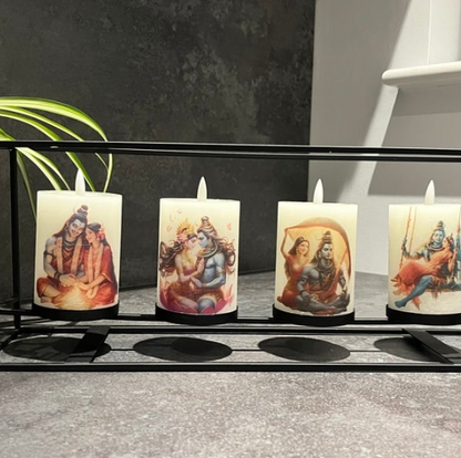 LED Hindu Deitie Candle Centre Piece