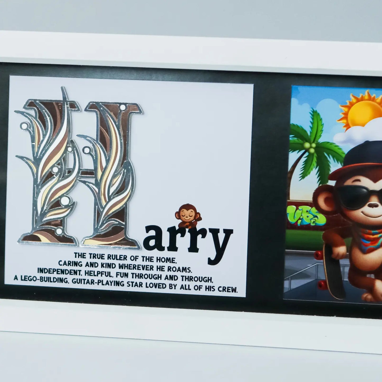 Milo - 3D Triple Personalised Name Frame