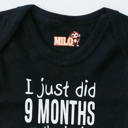 Milo - I Just Did 9 Month's Inside Baby Vest