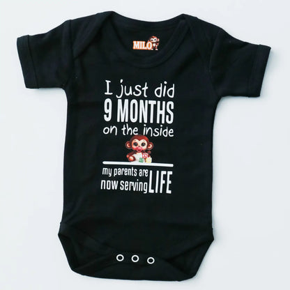 Milo - I Just Did 9 Month's Inside Baby Vest