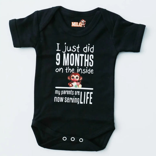 Milo - I Just Did 9 Month's Inside Baby Vest