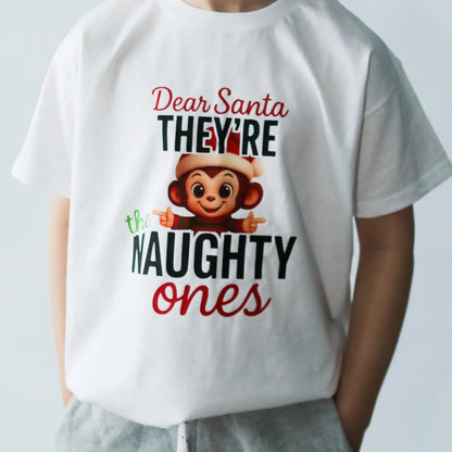 Milo - They're the Naughty Ones Christmas T-shirt